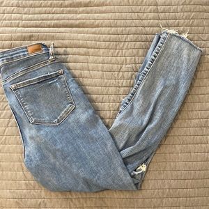 Distressed Mom jeans